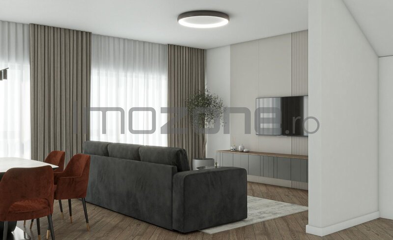 Vila individuala - P+1, 4 camere,  3 dormitoare, 3 bai, 131mp utili, teren 350mp