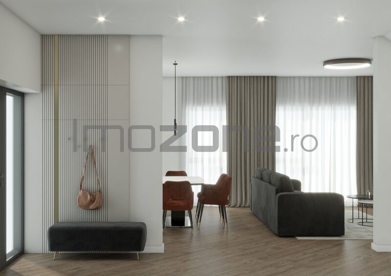 Vila individuala - P+1, 4 camere,  3 dormitoare, 3 bai, 131mp utili, teren 350mp